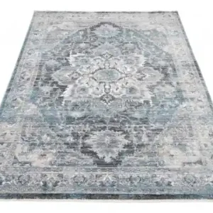 Koberec MYSTIC 3087A světle šedý / stříbrný Expresní Doručení