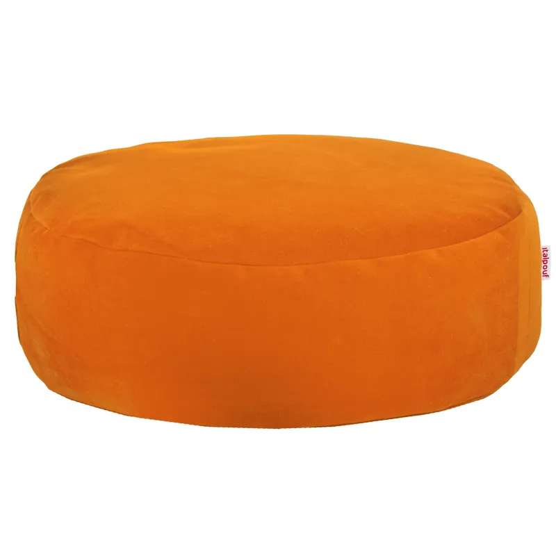 Značkový Podnožka - pomeranč plyš