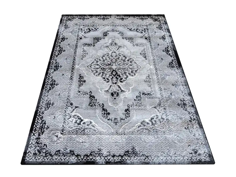 Koupit Online Koberec Exkluzivní Angora 02 - šedo-černý