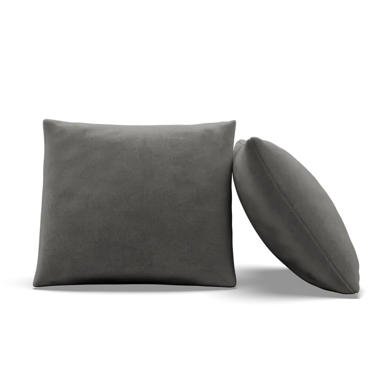 Přímo Od Výrobce Sada dvou polštářů Elegant světle šedá (2 ks)