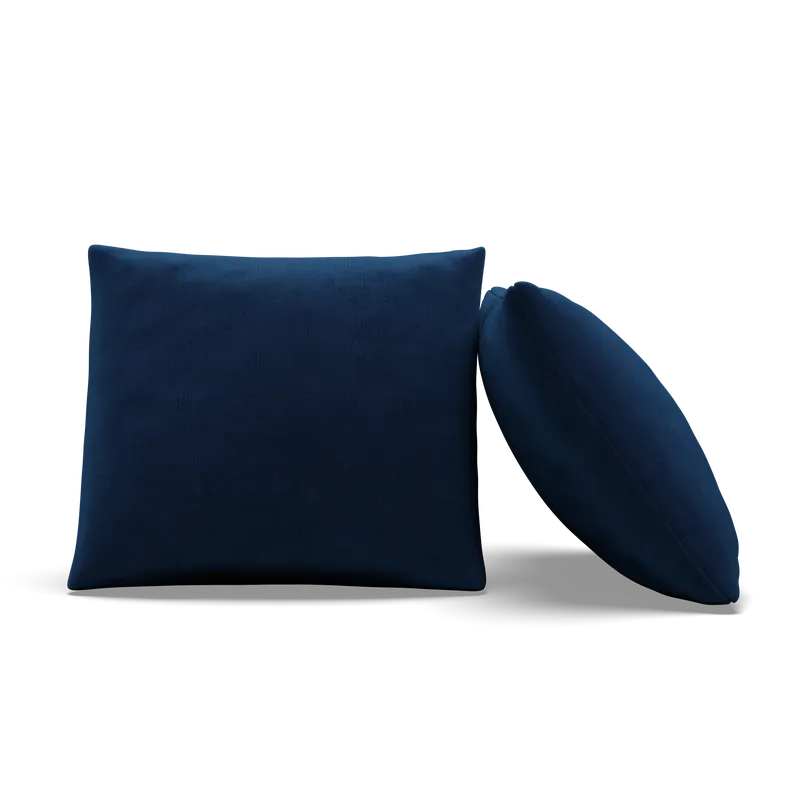 Autentický Sada dvou polštářů Elegant granátová (2 ks)