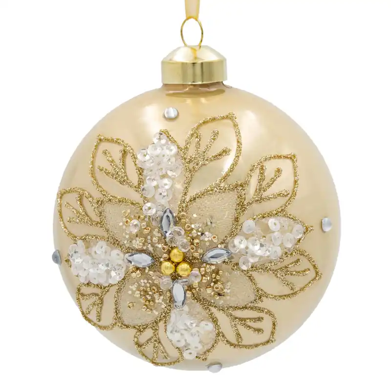 Oblíbený Závěsná vánoční dekorace CHRISTMAS 536 zlatá / stříbrná (4 ks)