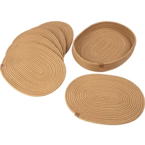 Podložka pod talíř s košíkem RATTAN hnědá (6 ks) Značkový