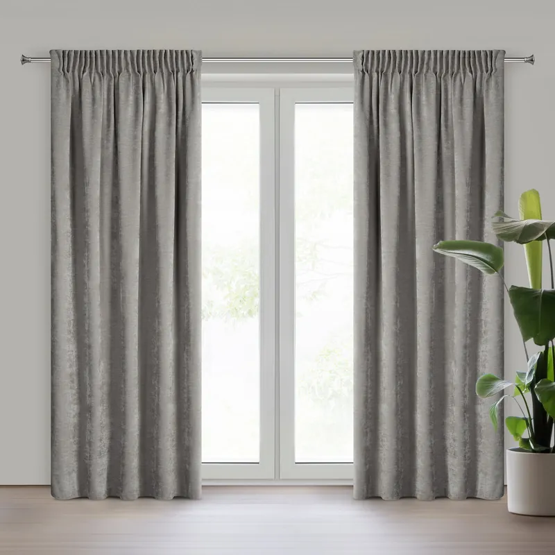 Hotový závěs VANI šedý - na pásce Vysoce Kvalitní