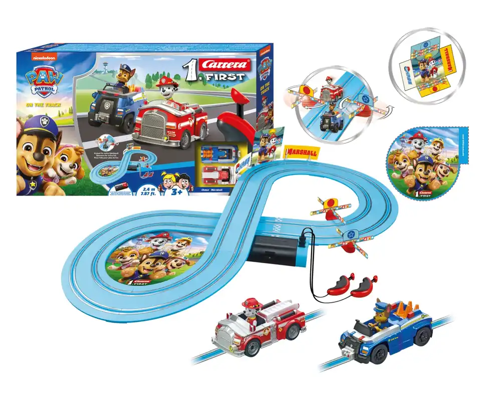 Vrácení Zdarma Závodní dráha Carrera First 20063056 Paw Patrol - On the Track 2,4m