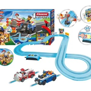 Aktuální Závodní dráha Carrera First 20063058 Paw Patrol- Race ‘N‘ Rescue 3,5m