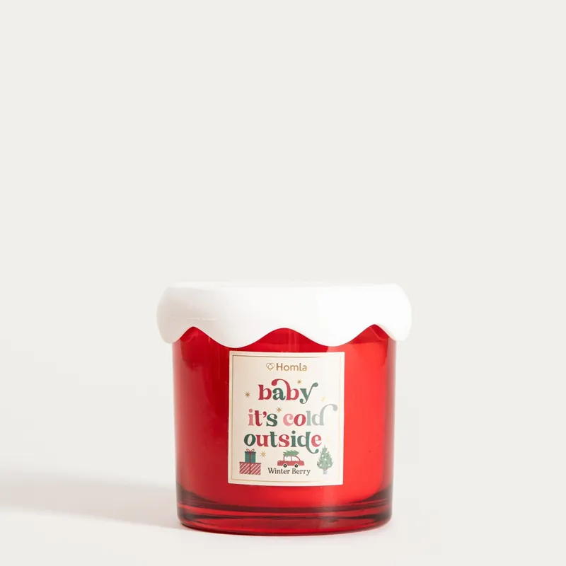 Sezónní Sleva Svíčka SNOW-KISSED Winter Berry 748103