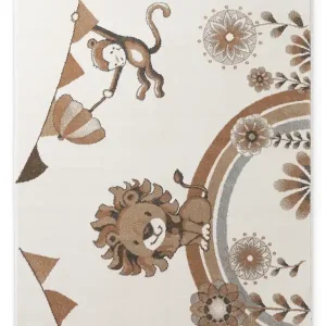 Levný Koberec Villeroy & Boch BOHO KIDS Roar like a Lion Summer Party krémový