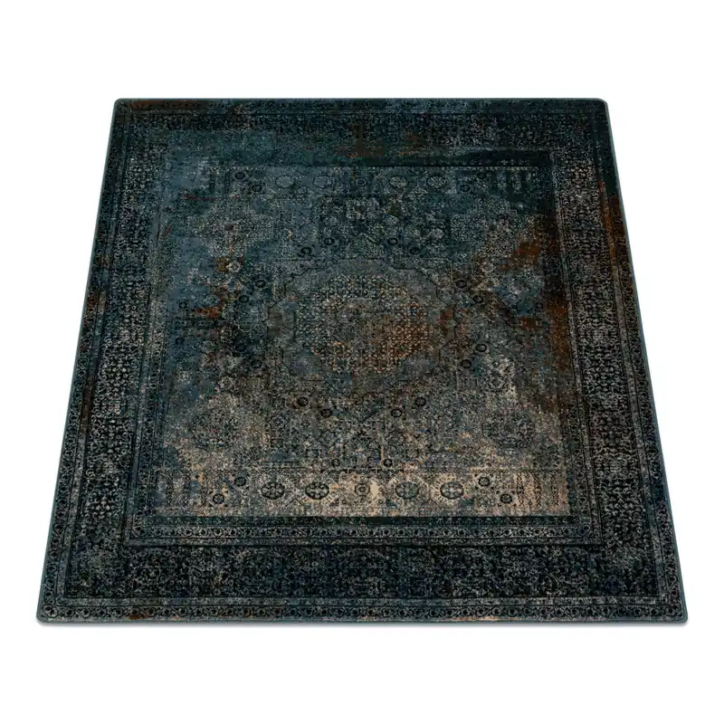 Levný Koberec OMEGA MAMLUK Vintage rozeta, tmavomodrý