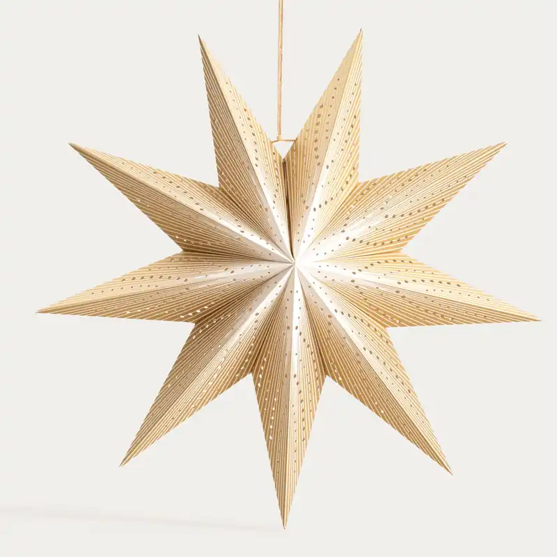 LED hvězda GALLA zlatá 754678 Výprodej