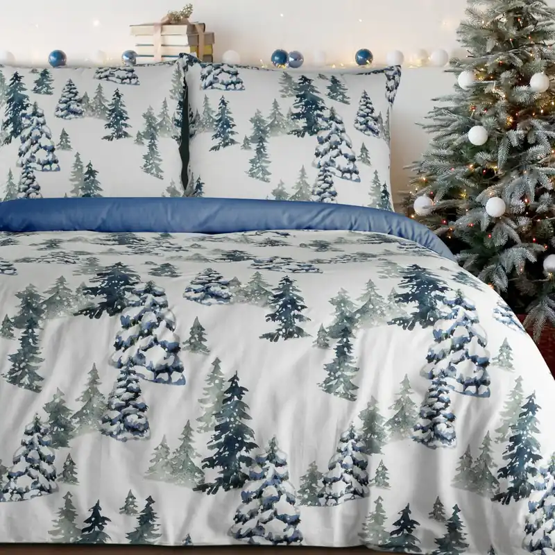 Nejlepší Volba Ložní souprava NATAL modrá / bílá