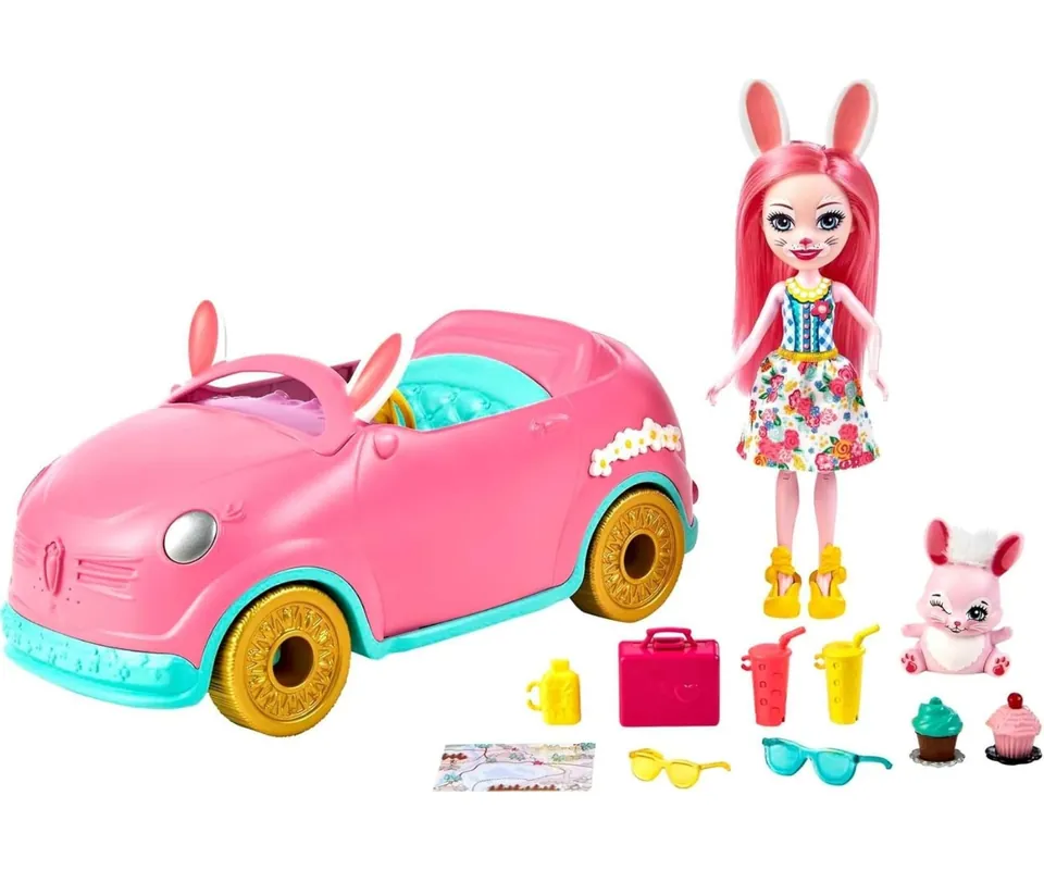 Omezená Nabídka Panenka MATTEL ENCHANTIMALS Bree Bunny se zajíčkem HFC85
