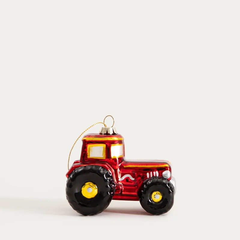 Ověřený Závěsná vánoční dekorace GLASSO traktor 751974