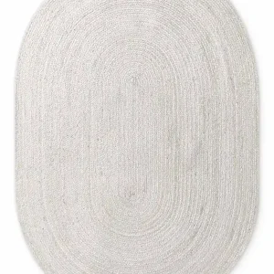 Přímo Od Výrobce Koberec Hanse Home Jute Braided Rangpur bílý ovál