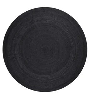 Cenově Výhodný Koberec Hanse Home Jute Braided Rangpur černý kruh