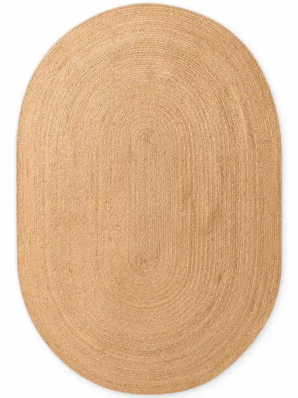Výhodná Nabídka Koberec Hanse Home Jute Braided Rangpur naturální / zlatý ovál