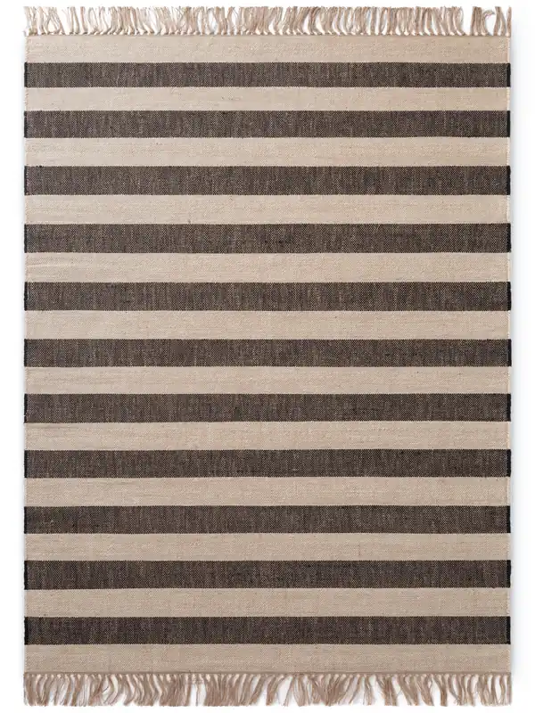 Koberec Hanse Home Handloom 1.0 PLAYA přírodní / bílý / černý Výprodej