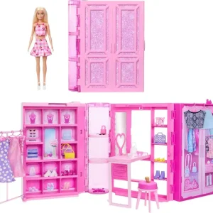Mattel Barbie Módní panenka se šatníkem HXD58 Objednat Nyní
