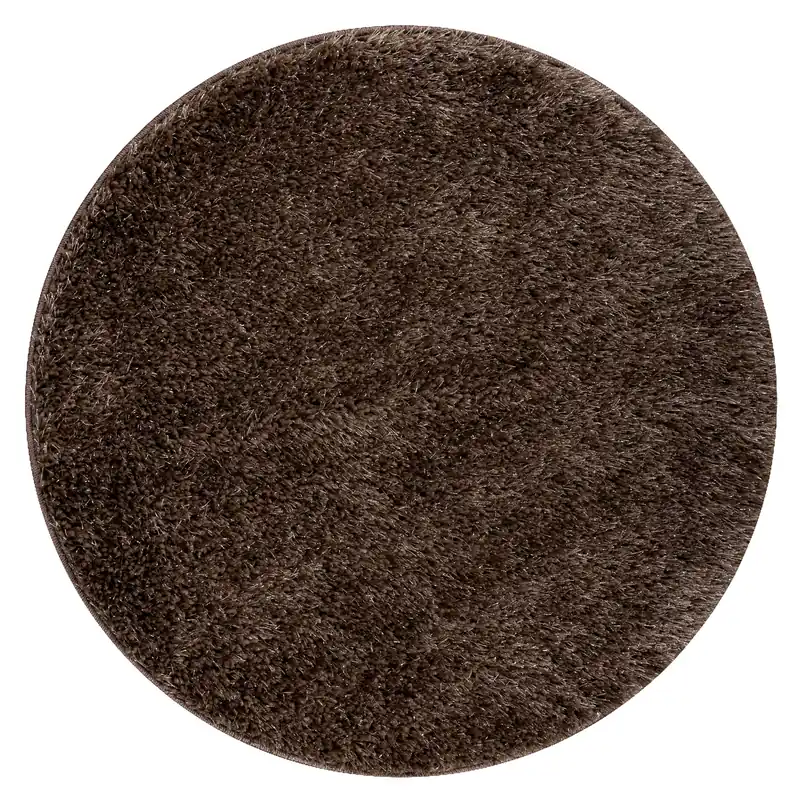 Koupelnový kobereček SYNERGY glamour/lurex, hnědý kruh Koupit Online