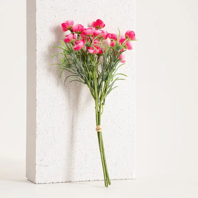 Umělý květ CAMELIA růžový 765186 Akce