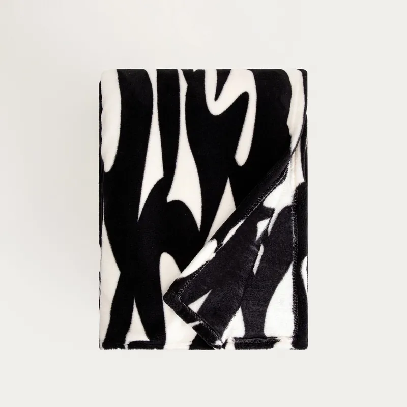 Nejprodávanější Deka ABSTRACT bílá / černá 769481