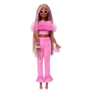 Speciální Cena Mattel Barbie HYV28 Deluxe Style růžová módní panenka