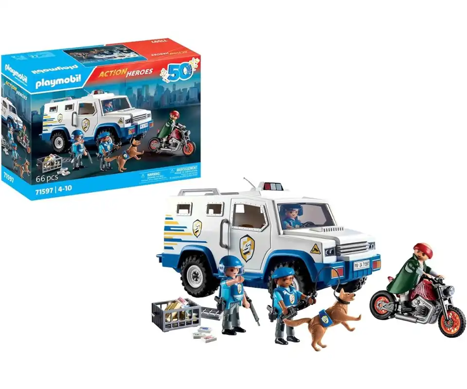 Výhodná Nabídka Playmobil Přepravce peněz 71597