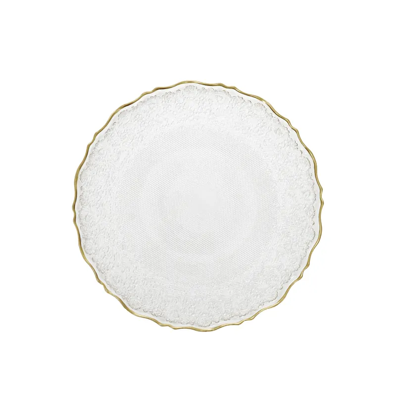 Dezertní talíř LISALA se zlatým okrajem 862057 Akční Cena