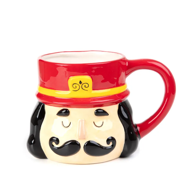 Šálek NUTCRACKER SHAPE černá 873305 0,5l Oblíbený