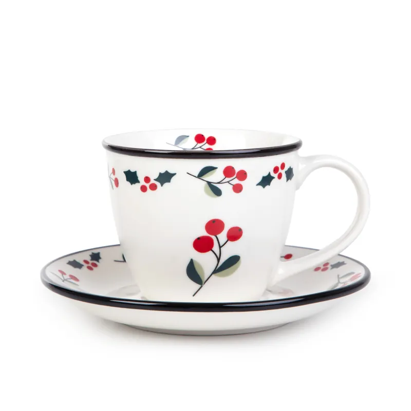 Must-Have Šálek s podšálkem ANTILA s jeřabinou 873053 0,2l