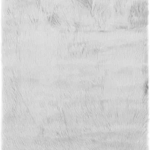 Odeslání Ihned Koberec Auckland Luxury Faux Sheepskin Rectangle stříbrný