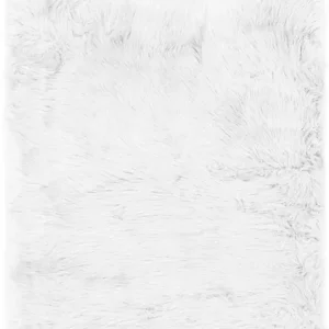 Koberec Auckland Luxury Faux Sheepskin Rectangle bílý Nová Kolekce