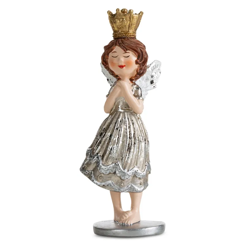 Vánoční dekorace anděl FIG 81 B stříbrná / zlatá Koupit Online