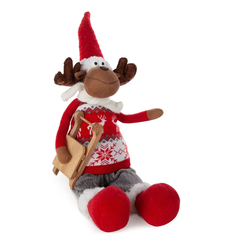Vánoční dekorace DOLL 73 A červená / bílá Bezpečná Platba