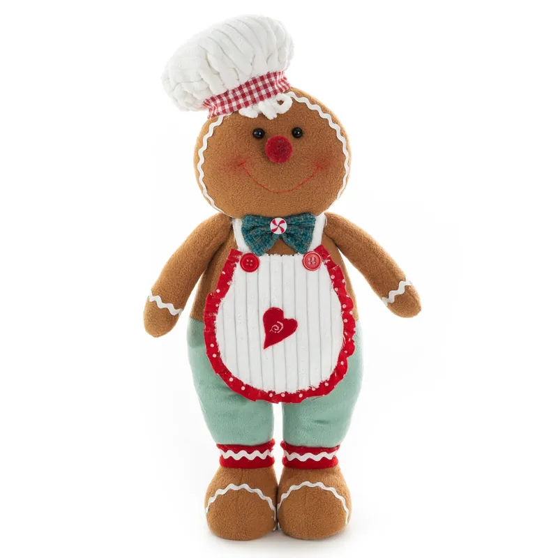 Značkový Vánoční dekorace DOLL 56 A hnědá / bílá