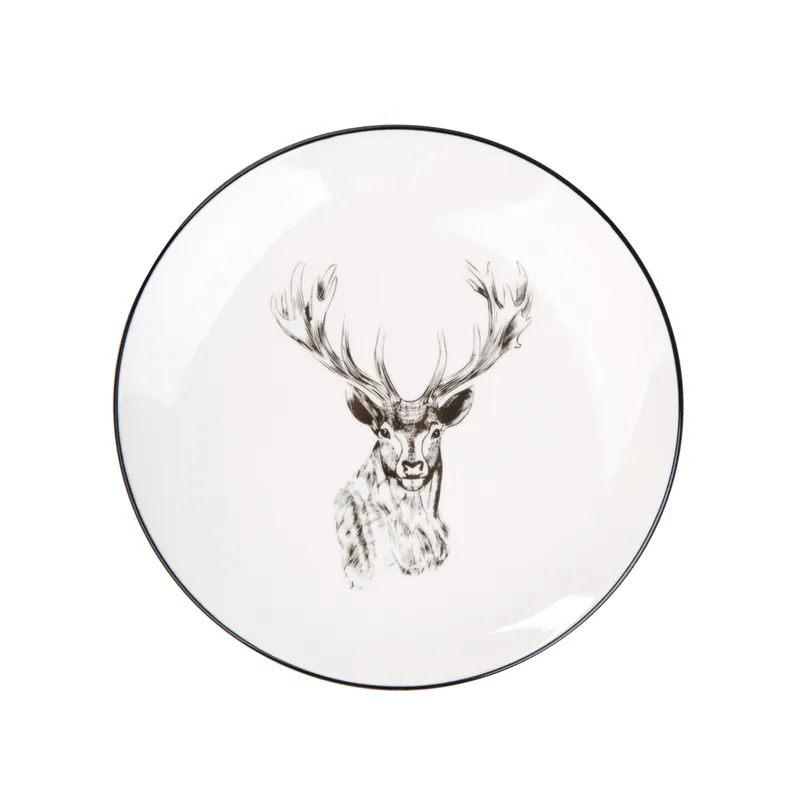 Značkový Dezertní talíř REINDEER jelen 873459