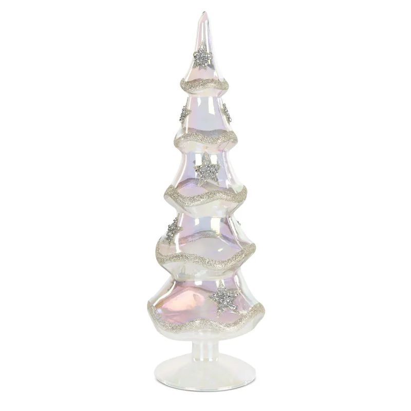 Cenově Výhodný Vánoční dekorace stromek FIG 161 A průsvitná / stříbrná