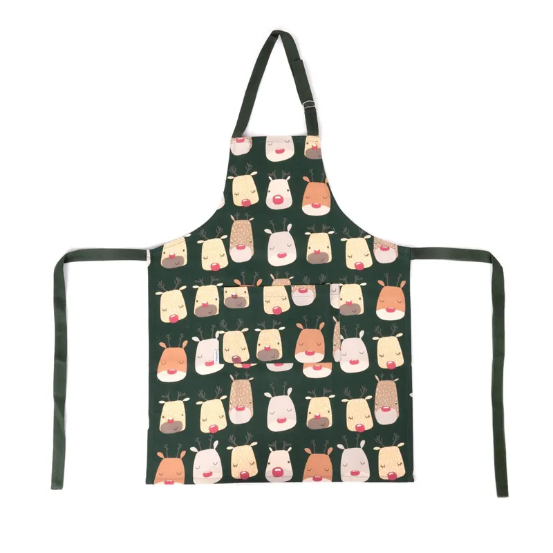 Kuchyňská zástěra REINDEER zelená 869377 Nízká Cena