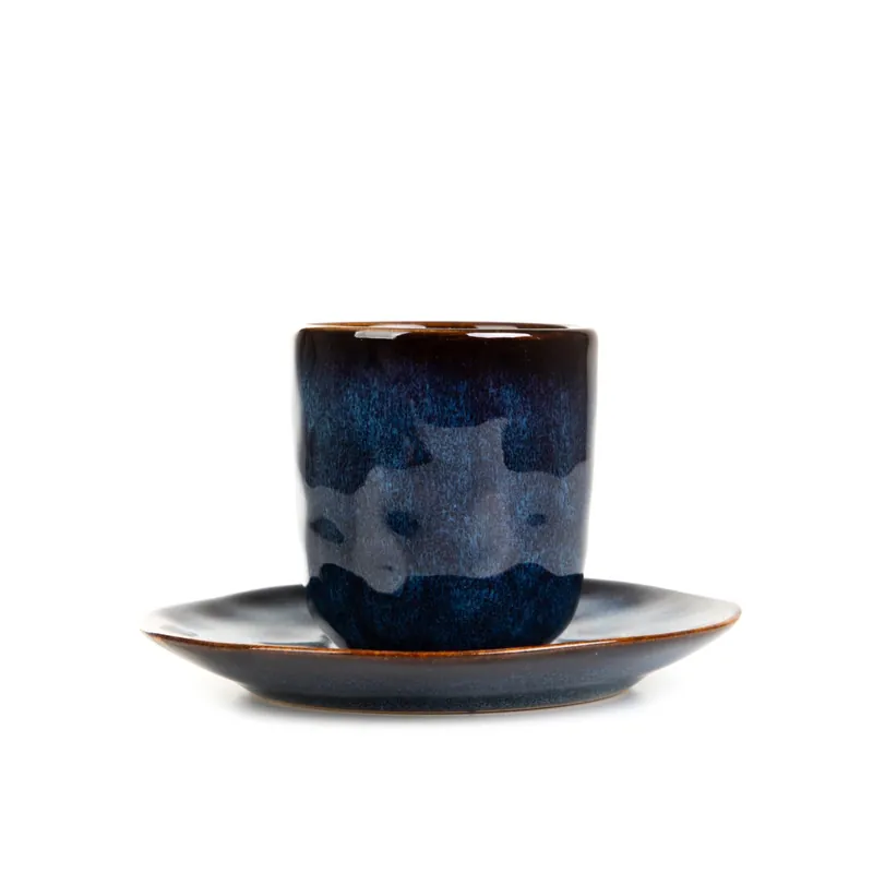 Šálek s podšálkem CASPER na espresso, granátový 874913 80 ml Koupit Online
