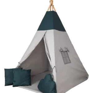 Dětský stan Tipi lahvově zelený Výhodná Nabídka