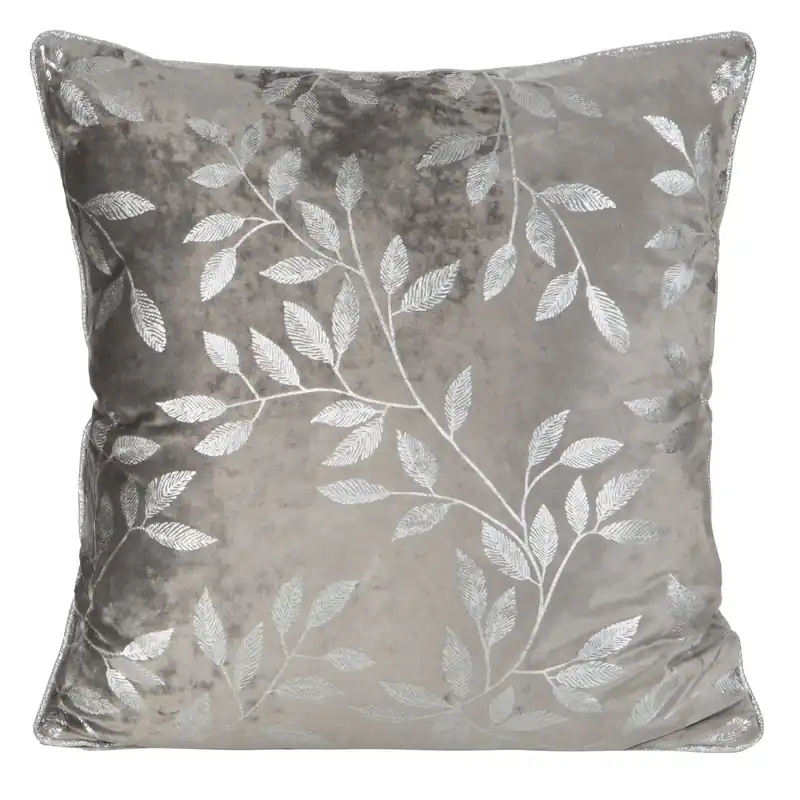 Rychlé Dodání Povlak na polštář VELVET ocelový / stříbrný