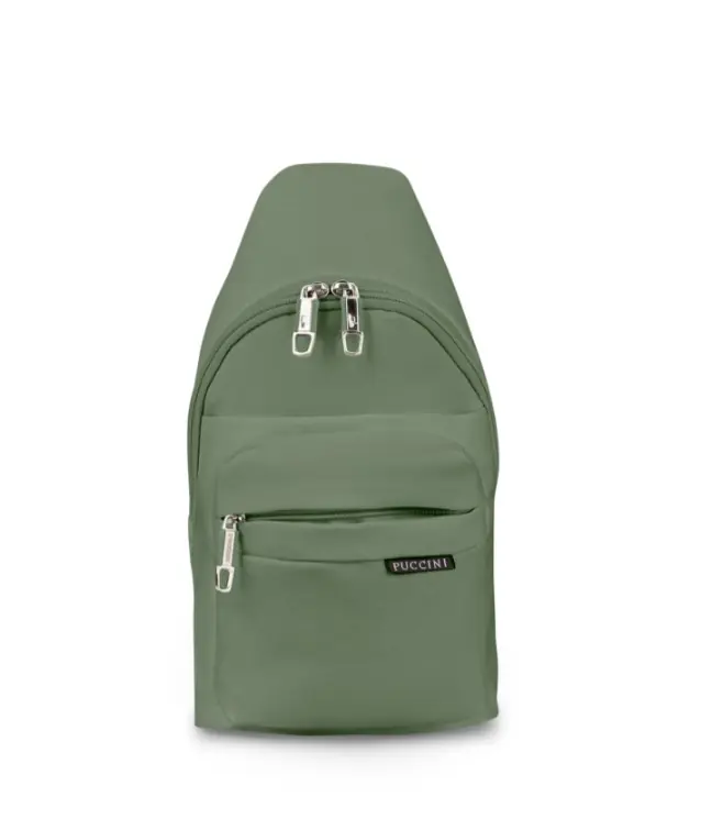 Levný Tmavě zelený crossbody batoh Active