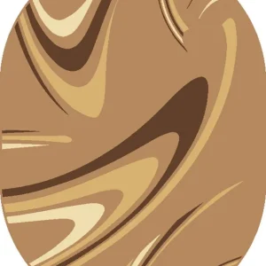 Koberec COFFEE ořech ovál Zlevněný