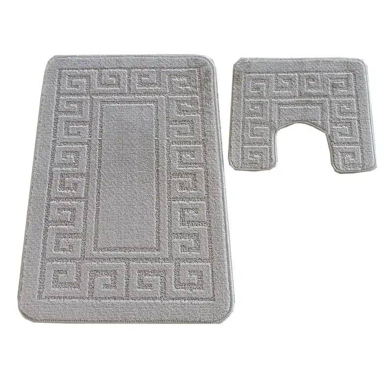 Sada koupelnových koberečků Montana Ethnic Sand Grey Sezónní Sleva