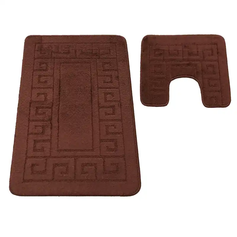 Dokud Zásoby Vydrží Sada koupelnových koberečků Montana Ethnic Brown