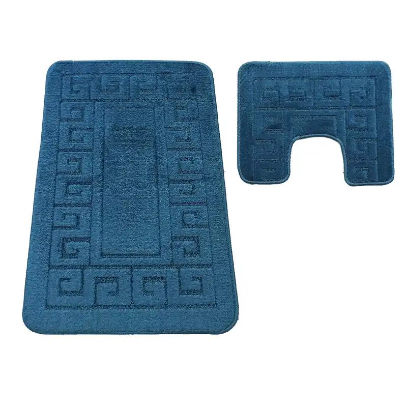 Sada koupelnových koberečků Montana Ethnic Ink Blue Hit Sezóny