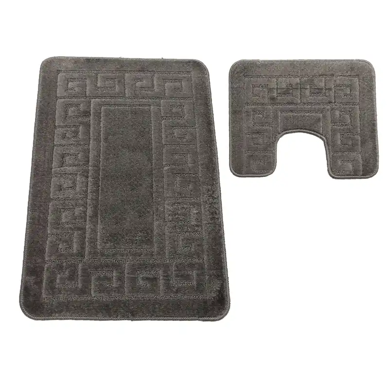 Sada koupelnových koberečků Montana Ethnic Metal Grey Koupit Online