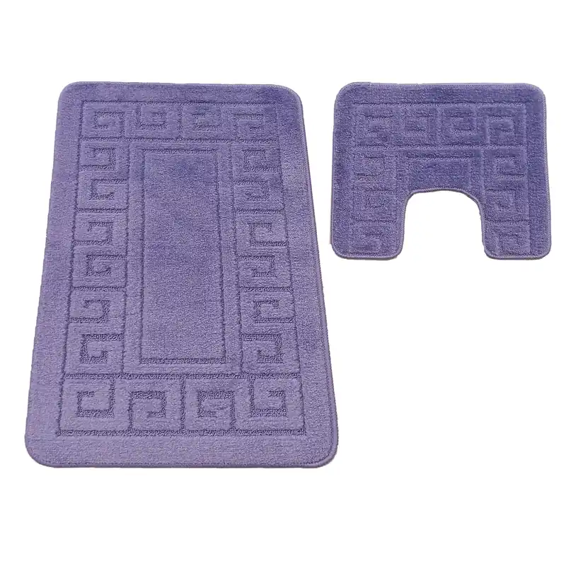 Sada koupelnových koberečků Montana Ethnic Dark Lilac Rychlé Dodání