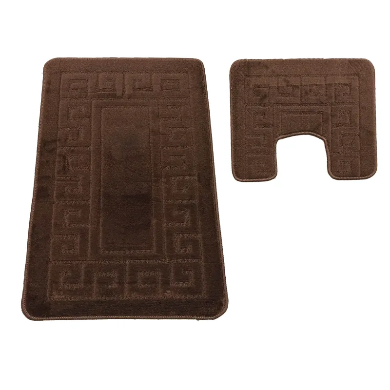 Expresní Doručení Sada koupelnových koberečků Montana Ethnic Chocolatte