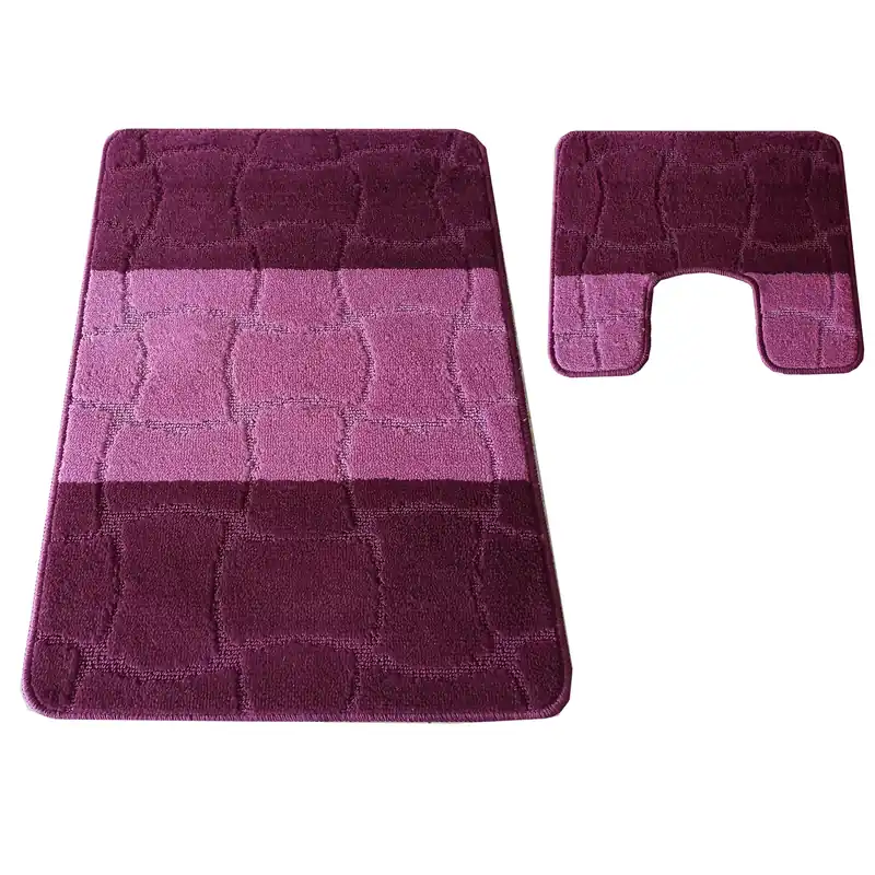 Sada koupelnových koberečků Montana Sariyer XL Aubergine Hit Sezóny